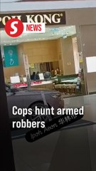 Armed robbers hit Menglembu jewellery store, escape with almost RM400,000 loot