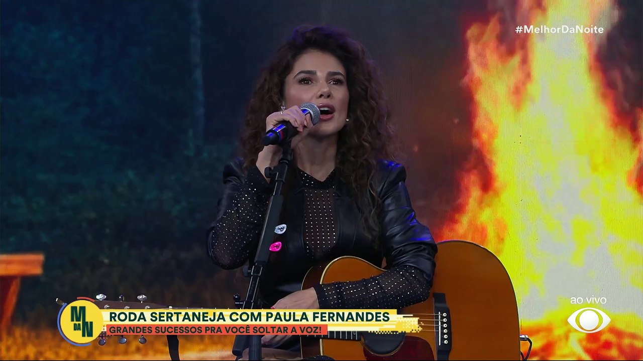 Paula Fernandes solta a voz e canta os modões no palco | Melhor da Noite