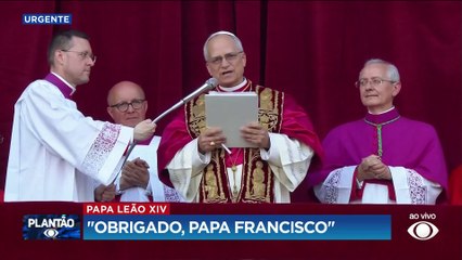 Novo papa Leão XIV agradece Francisco em 1º discurso; veja a íntegra