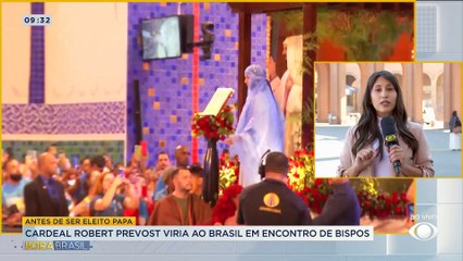 Cardeal Prevost viria ao Brasil em 2025 para encontro de bispos