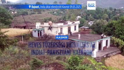 Heves tüzérség harc és tűzpárbaj zajlott az indiai-pakisztáni határ mentén