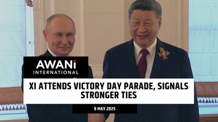 Xi attends Victory Day parade, signals stronger ties