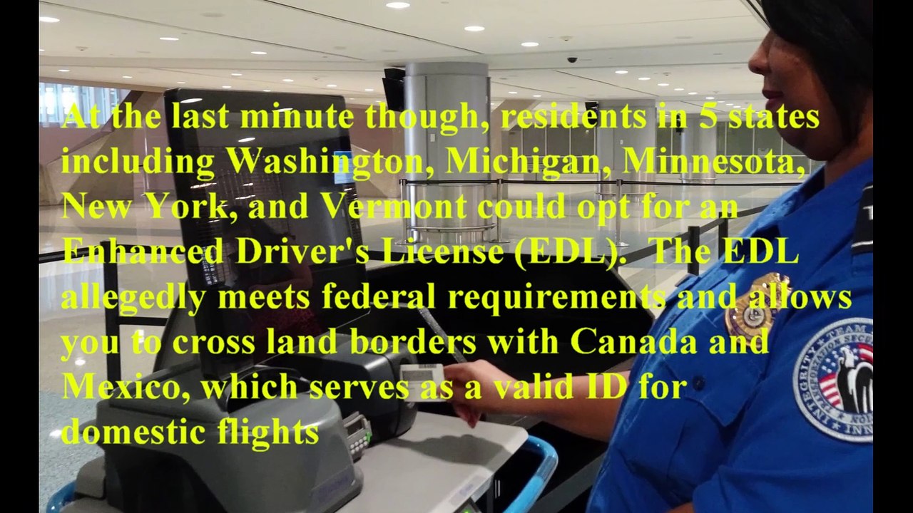 "DHS Enforcing Read ID On America As Of May 7th"