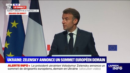 Emmanuel Macron: "Il faut renforcer le pilier européen de l'Otan"
