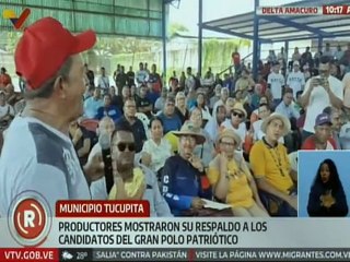 Delta Amacuro | Productores expresan firme respaldo a candidatos del GPPSB en el mcpio. Tucupita