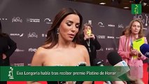 Eva Longoria habla tras reciber premio Platino de Honor