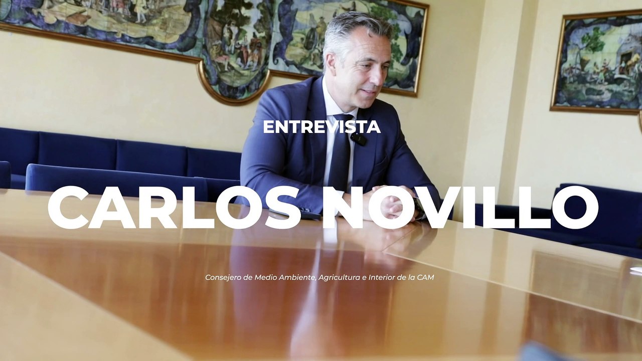 Carlos Novillo, consejero de Medio Ambiente de la CAM: 