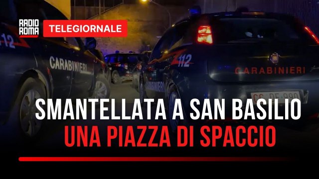 Smantellata piazza di spaccio a San Basilio, 5 arresti