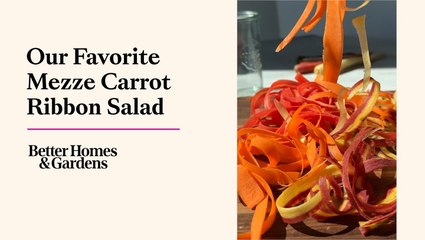 Our Favorite Mezzo Carrot Ribbon Salad