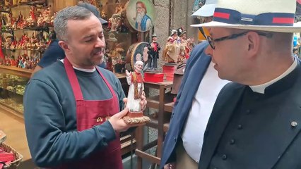Papa Leone XIV ha già la sua statuina del presepe napoletano