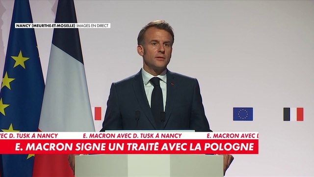 Macron et Tusk signent un traité renforçant les liens franco-polonais face à la Russie