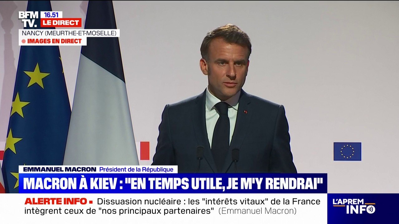 Guerre en Ukraine: "Le poutinisme est un impérialisme", assure Emmanuel Macron