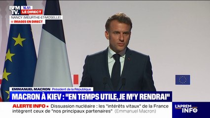 Guerre en Ukraine: "Le poutinisme est un impérialisme", assure Emmanuel Macron