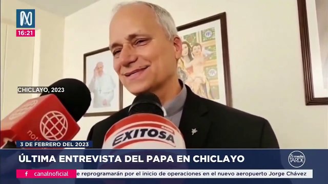 La última entrevista en Perú del cardenal Robert Prevost antes de ser León XIV