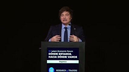 "Destruí la teoría de la explotación", afirmó Milei en un evento empresario