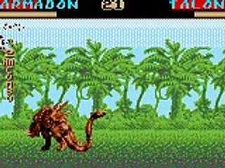 Primal Rage (SEGA GAME GEAR) Armadon Walkthrough