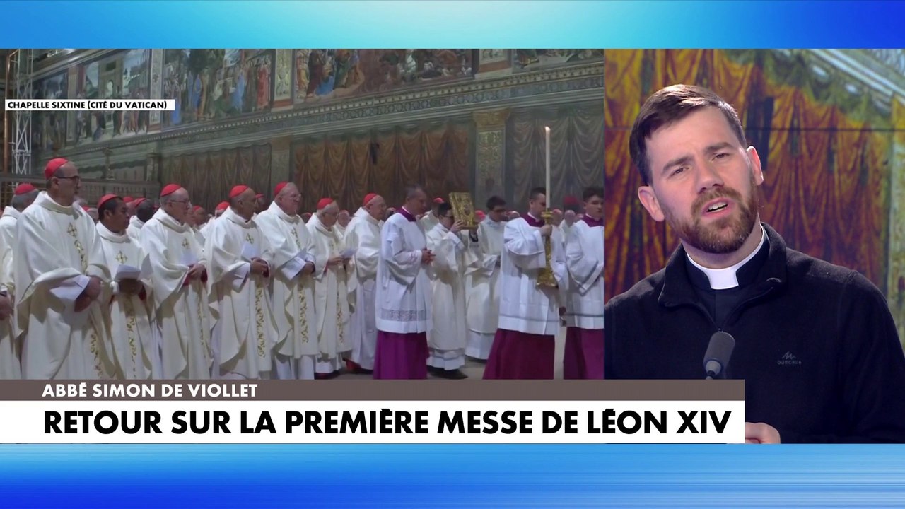 Simon de Viollet : «On ressentait dans cette première messe du pape Léon XIV une ambiance paisible»