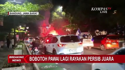 BREAKING NEWS! Bobotoh Konvoi Rayakan Persib Bandung Juara Liga 1