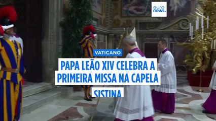Prevost deu primeira missa na Capela Sistina e apelou à união