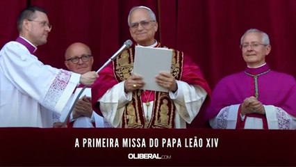 A primeira missa do papa Leão XIV