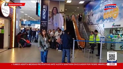Suspenden vuelos en el aeropuerto de Arequipa por alerta de presunto explosivo