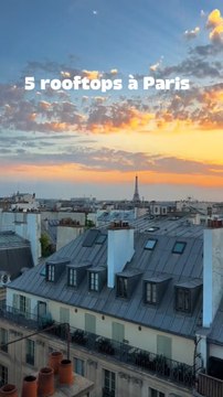 Sunset sur les toits ☀️On t'emmène découvrir 5 rooftops parfaits pour profiter du soleil, prendre un verre et admirer la plus belle vue de la capitale 🌇✨Lequel tu testes en premier ?©️ Crédit : Petit Mauda