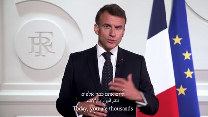 Macron - It’s time: my message to the People’s Peace Summit in Jerusalem. (09.05.25)