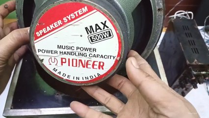 10 inch speaker box mein alag se Twitter lagaen | speaker | portable twitter capacitor