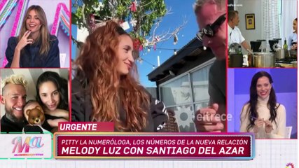 Melody Luz le puso un freno a Santiago del Azar en su primera aparición oficial juntos
