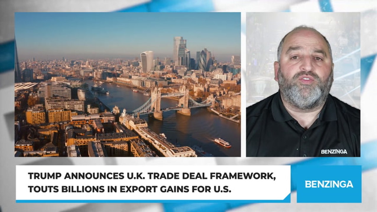 Trump Announces U.K. Trade Deal Framework, Touts Billions in Export Gains for U.S.