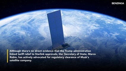US Reportedly Pressures Tariff-Hit Nations To Approve Elon Musk's Starlink: '...An Important Lubricant That Facilitates A Deal'