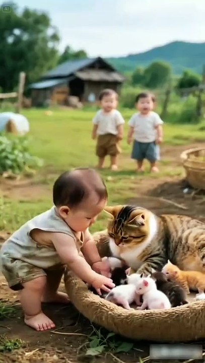 Cute baby aiart