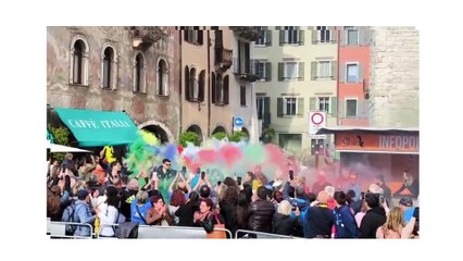 Festa per l'Itas in piazza Duomo: Trento abbraccia i campioni d'Italia