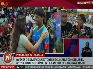 Sucre | Juventud participa en asambleas para apoyar a la candidata del GPP Jhoanna Carrillo