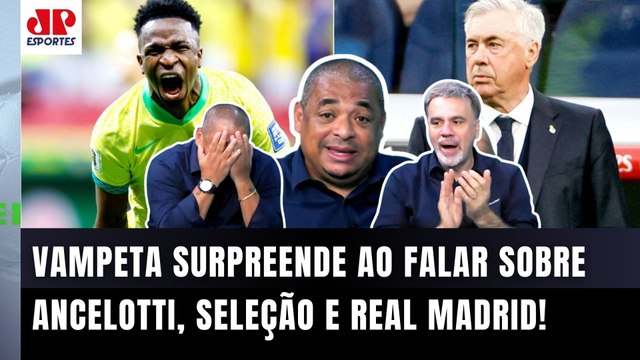 VOCÊS JÁ PARARAM PRA PENSAR NISSO??? O Ancelotti se vier pra Seleção... Vampeta SURPREENDE!