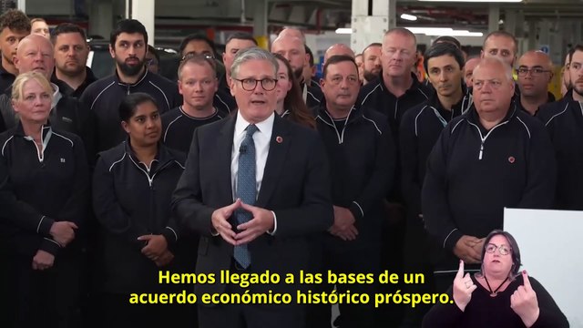 Starmer dice que EE.UU. reduce aranceles a vehículos británicos del 27,5 % al 10 %