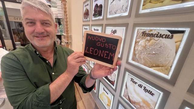 Dopo Franciscus arriva «Leonem», il gelato del papa americano