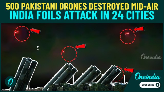India Foils Pakistan’s Drone Attack: 500 Drones Shot Down in 210 Minutes Across 4 States
