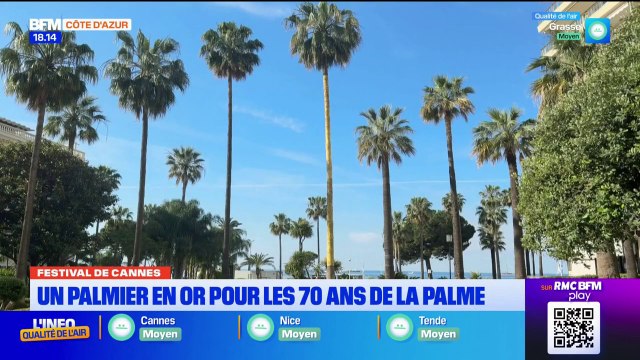 Festival de Cannes: un palmier en or pour les 70 ans de la palme