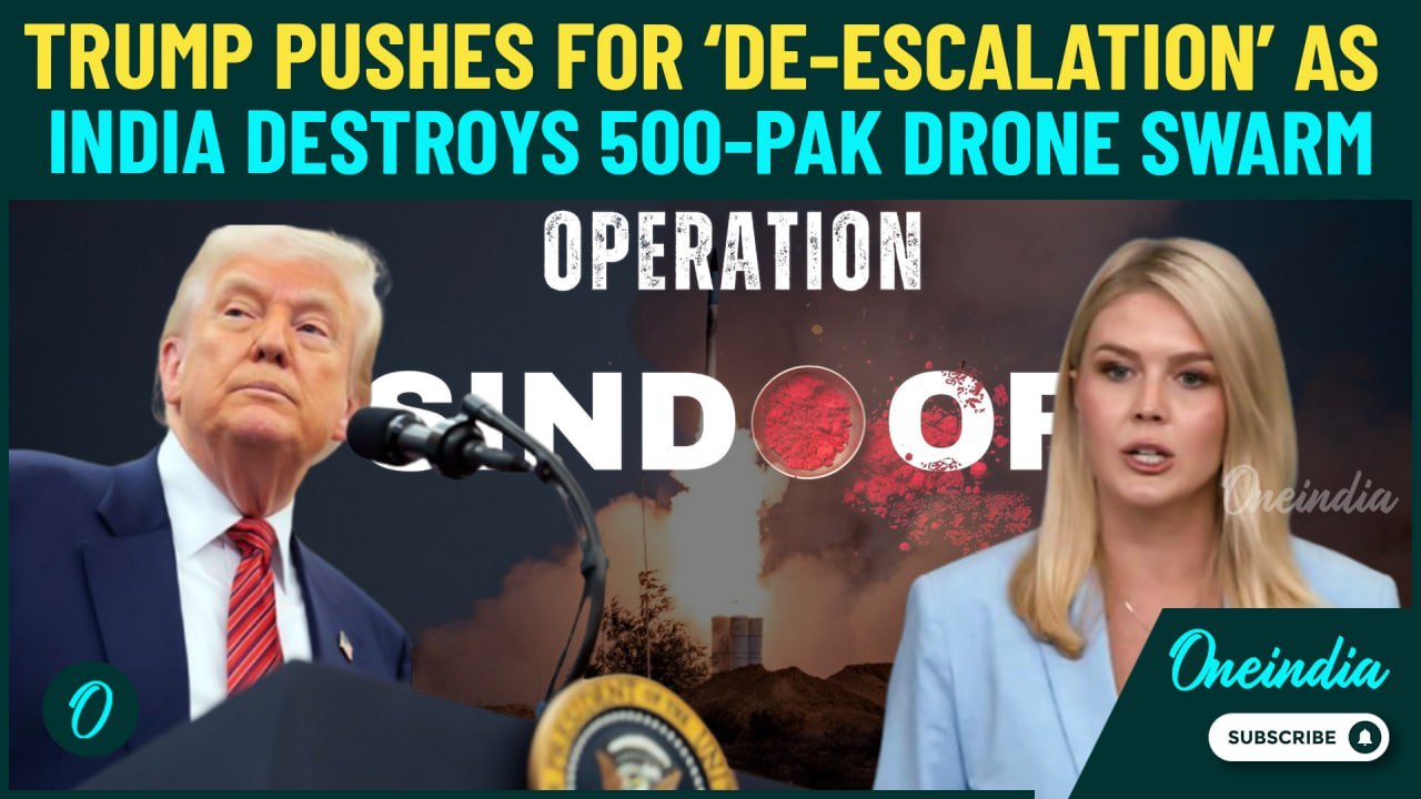 Trump’s BIG MESSAGE to India and Pakistan; India DESTROYS Pak Drones for Third TIME in 3 Days| VIDEO