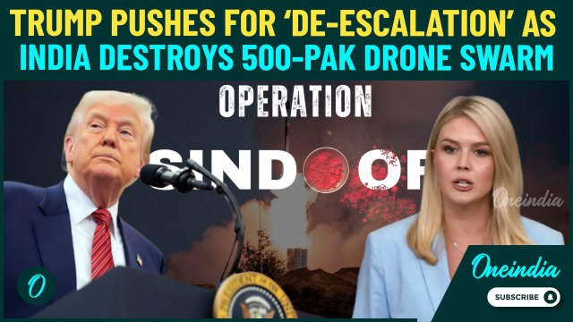 Trump’s BIG MESSAGE to India and Pakistan; India DESTROYS Pak Drones for Third TIME in 3 Days| VIDEO