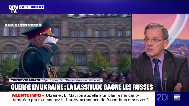 Guerre en Ukraine: On a besoin d'une paix durable et pas d'un accord de cessez-le-feu , indique Thierry Mariani, député européen (RN)
