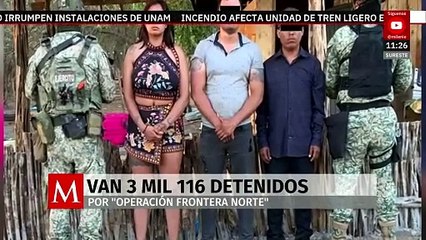 Estos son los resultados obtenidos en la "Operación Frontera Norte" del 8 de mayo