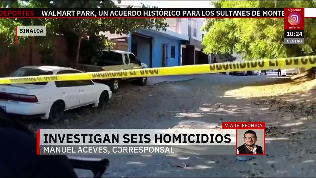 FGE Sinaloa reporta seis homicidios dolosos y múltiples denuncias por desaparición