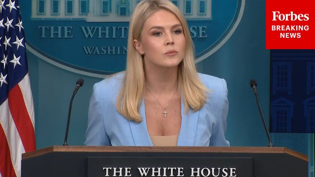 Karoline Leavitt Holds White House Press Briefing As Trump Urges Lower China Tariffs