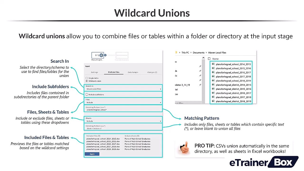 4. Wildcard Unions Video