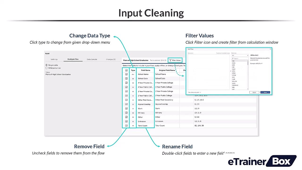 6. Input Cleaning Video