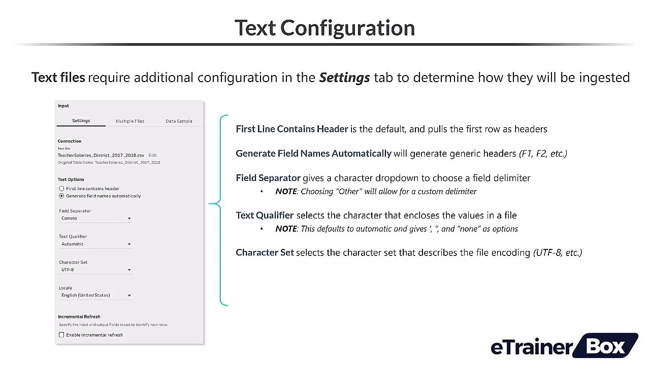7. Text Configuration Video