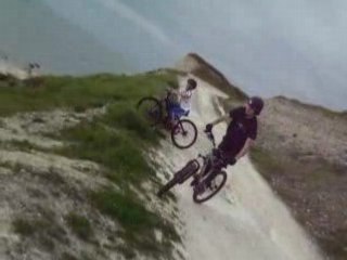 Descente a coté du pont de lile de ré