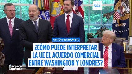 ¿Cómo puede interpretar la UE el acuerdo comercial entre Washington y Londres?